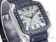 THB Factory Cartier Santos De Cartier Blue 9015 Watches Diamond-set (8)_th.jpg